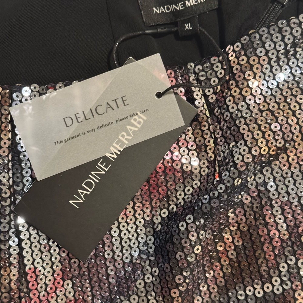 NWT Nadine Merabi Lola Sequin Co-ord Set SOLD OUT XL - Picture 10 of 12